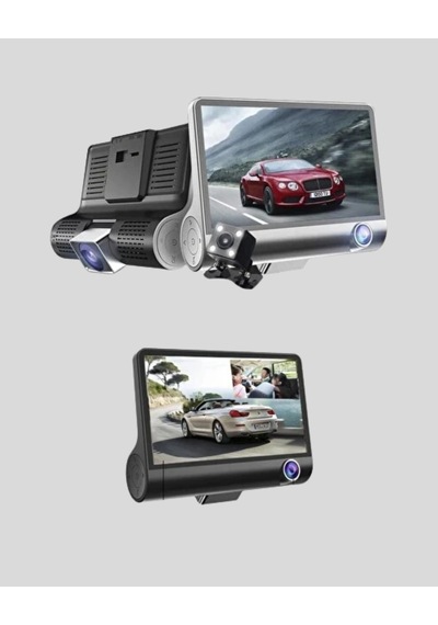 Hubrendy Kargo Full Hd Araç Kamerası 3 Lü 4.0 Ekranlı Ve Hdr Gece Görüşlü