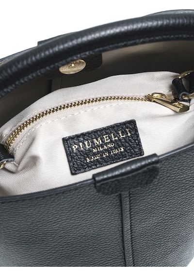 Omuz Çantası Kadın Loana M Piumelli Milano Bag D28 Black Siyah