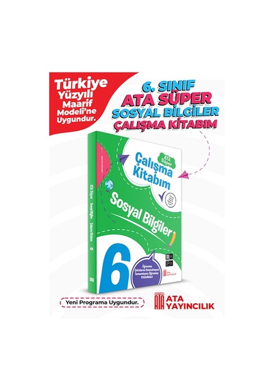 6. Sınıf Ata Süper Sosyal Bilgiler Çalışma Kitabım
