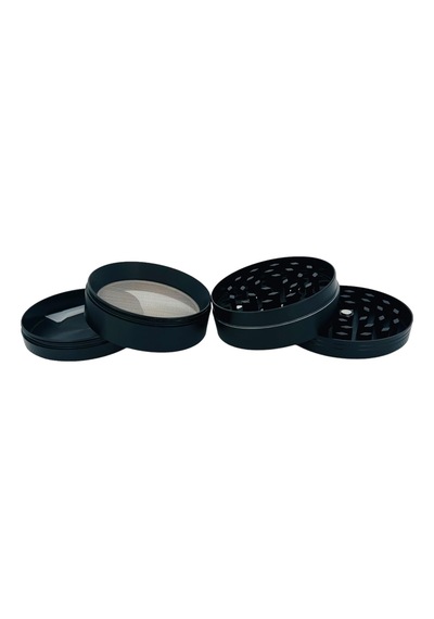 Tr Grınder Parçalayıcı Metal Baharat Öğütücü Herb Spice 4 Katmanlı 40mm / 50mm / 63mm Sıyah, 63mm , Etg-40m-sy Genel