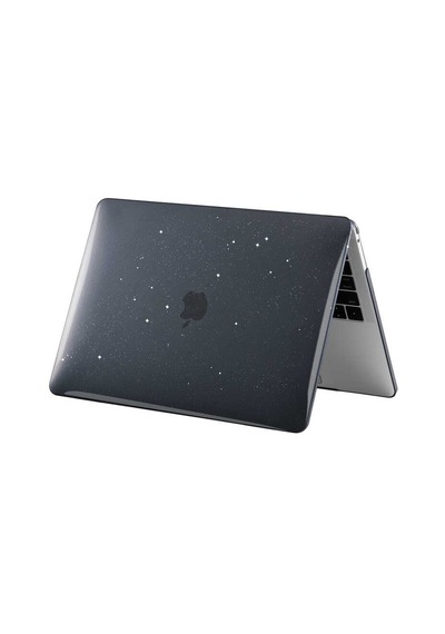 Apple Uyumlu MacBook Pro 13.3" M2 2022 2020 A2251 A2289 A2338 Kılıf Simli Ön Arka Kapak 001