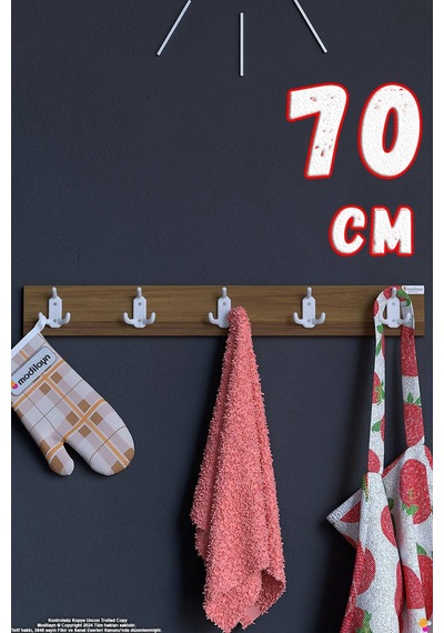 Arı 15 Kancalı Mutfak Askısı 3'lü Set 66,4x9,6 Cm - Şık Tasarım, Çok Amaçlı Düzenleyici Ve Yer Tasarrufu 70 Cm Arı 15 Kancalı Mutfak Askısı 3'lü Set 66,4x9,6 Cm - Şık Tasarım, Çok Amaçlı Düzenleyici Ve Yer Tasarrufu 70 Cm