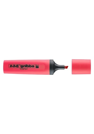 Kırmızı Fosforlu Kalem, 2-5 Mm Uç Genişliği, Tek Kalem 124-Pembe