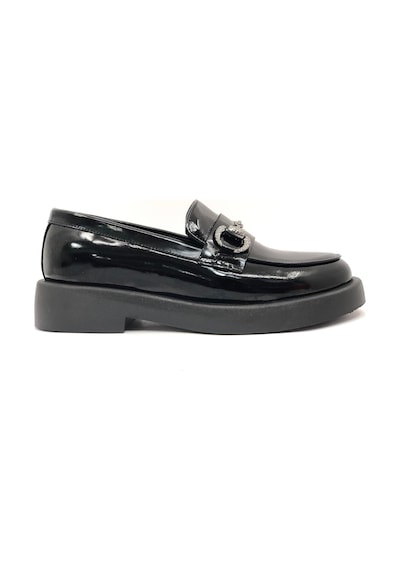 Greyder 72133 Zn Urban Deri Comfort Casual Oxford Kadın Ayakkabı SIYAH RUGAN
