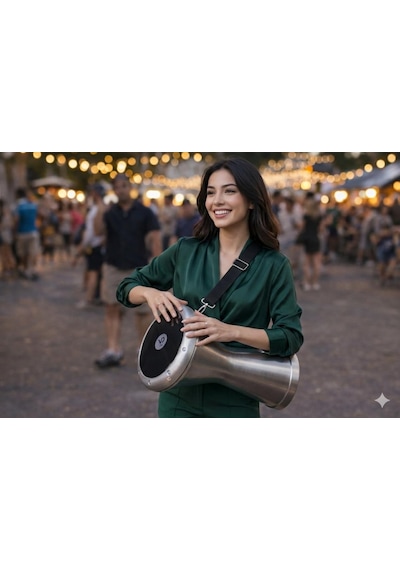 Darbuka Omuz Askısı, Siyah, Ayarlanabilir Askı Kayışı, Darbuka Taşıma Aparatı