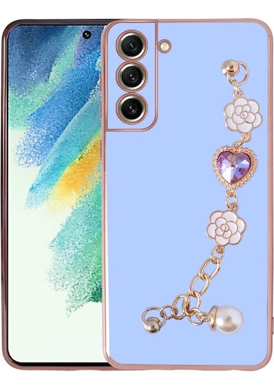 Samsung Galaxy Uyumlu S21 FE Kılıf El Tutamaçlı Kamera Korumalı Zore Taka Silikon Kapak