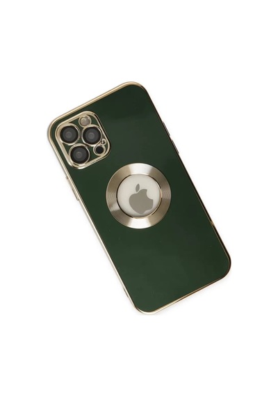 Apple Uyumlu iPhone 12 Pro Max Kılıf Store Silikon - Yeşil Renkli