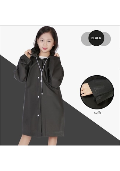 Marlux Eva Bordo Pratik Trend Çocuk Yağmurluğu Unisex 8- 12 Yaş