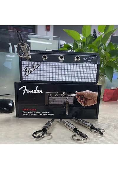 Fender Duvara Monte Anahtarlık Gitar Retro Radyo