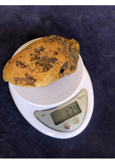 Baltık Doğal Kaya Damla Kehribar Faturalı 174 Gram - Kaya Damla K