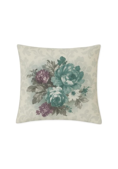 Dijital Baskı Bitki Ve Yaprak Desenli Dekoratif Yastık Kılıfı 45x45 Cm Fermuarlı, Yıkanabilir, Modern Doğal Diğer