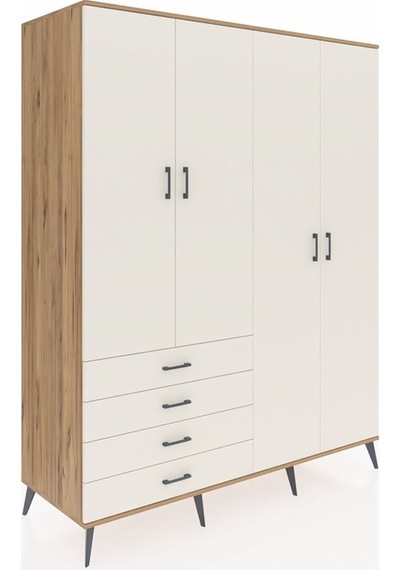 Kronos Gardrop 6 Raflı 4 Çekmeceli Tek Askılı 176x59x221 Çam-aytaşı Aytaşı Kronos Gardrop 6 Raflı 4 Çekmeceli Tek Askılı 176x59x221 Çam-aytaşı Aytaşı
