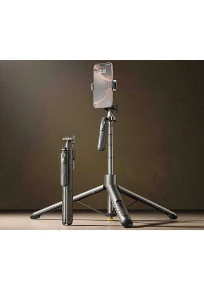 170 Cm Otomatik Açılan Profesyonel Tripod, 360 Kademesiz Dönüş Özellikli, Ultra Geniş Açı Destekli, 1/4 Vida Diğer