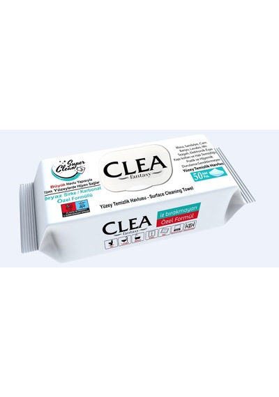 Clea Yüzey Temizleme Havlusu 50 Yaprak 20'li Paket 20'li Set