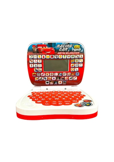 Eğitici Oyuncak Laptop 100 Fonksiyonlu Şimşek Mcqueen Ingilizce Ve Türkçe Çocuk Bilgisayarı