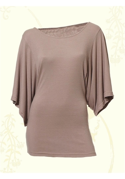 Bulalgiy Kadın Vizon Kimono Tişört - Bga033327
