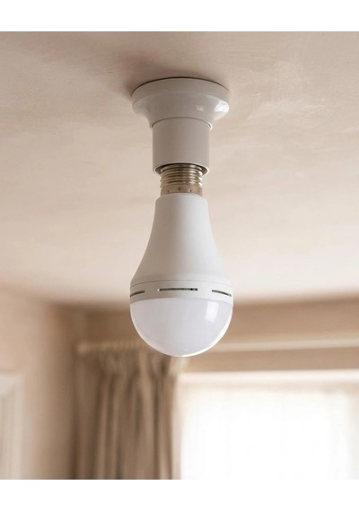 Mey İthalat Enerji Tasarruflu Şarjlı Ampul 35w Soğuk Beyaz E27 Duy Yüksek Performans