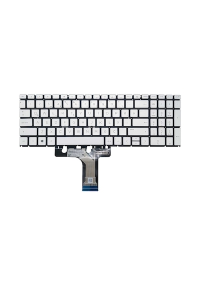 Hp Pavilion 15-eh3012nt 80d28ea Uyumlu Notebook Klavyesi, Laptop Tuş Takımı Silver, Gri Tr