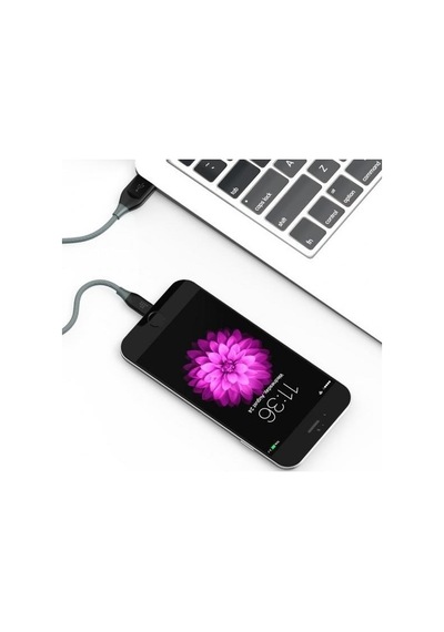 Tronsmart Lta14 Apple iPhone Uyumlu Için Mfı Lightning Örgülü Kevlar Şarj Kabl