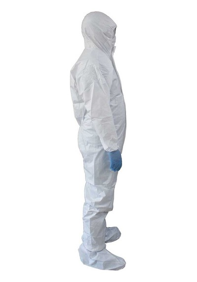 İş Yeleği Vento Xl Guard Koruyucu Tulum Beyaz - Hafif - Non-woven Kumaş Boy: 179-187cm - Göğüs: 108-115cm
