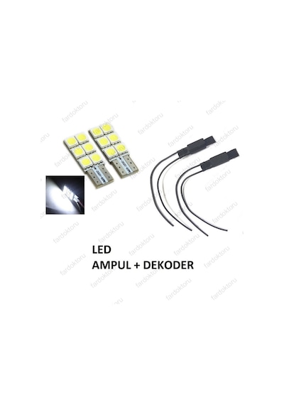 Fardoktoru Opel Astra J Led Plaka Aydinlatma Ampul Seti Ariza Işiği Yakmaz