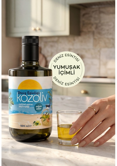 Kozoliv Yumuşak İçim Soğuk Sıkım Zeytinyağı 500 ML