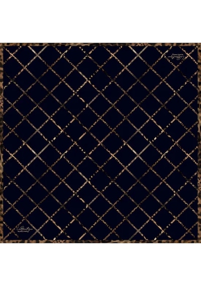 LA BOUTIQUE Güz Eşarp - 90 X 90 -2058asm Mürdüm