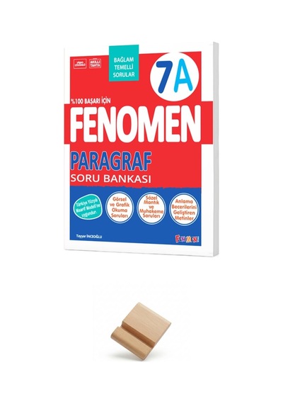 Fenomen 7. Sınıf Maarif 7a Serisi Paragraf Soru Bankası + Telefon Standı