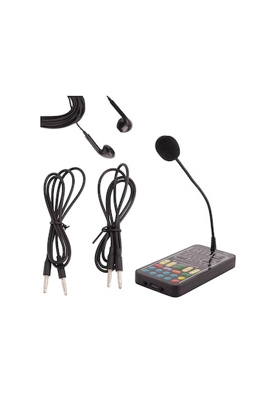 Powermaster Pm-26645 Taşınabilir Konuşurken Ses Değiştirici Cihaz Ses Efekti Mikrofon