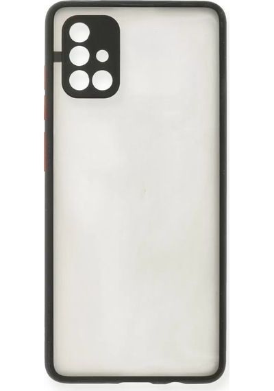 Newface Samsung Galaxy Uyumlu, A71 Kılıf Montreal Silikon Kapak - Siyah
