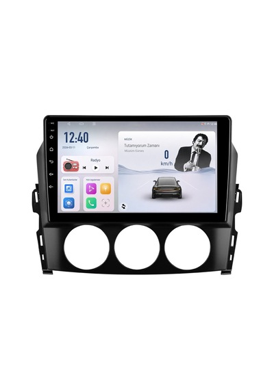 Mazda Mx-5 2010-2012 Android Multimedya Carplay Android Auto Navigasyon Kameralı 8gb Ram 128gb Pro 9"