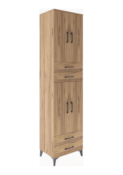 Hyperion Dolap 5 Raflı 4 Çekmeceli 4 Kapaklı 60x44x243 Çam-çam Çam Hyperion Dolap 5 Raflı 4 Çekmeceli 4 Kapaklı 60x44x243 Çam-çam Çam