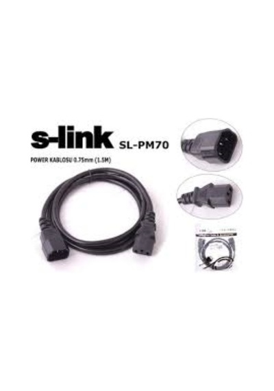 S-Link Sl-Pm70 1.5M Ara Power Kablo Iki Tarafli