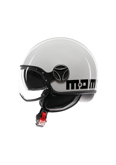 Momodesıgn Momo Kask Fgtr Evo Mono Whıte Quarz Black Siyah