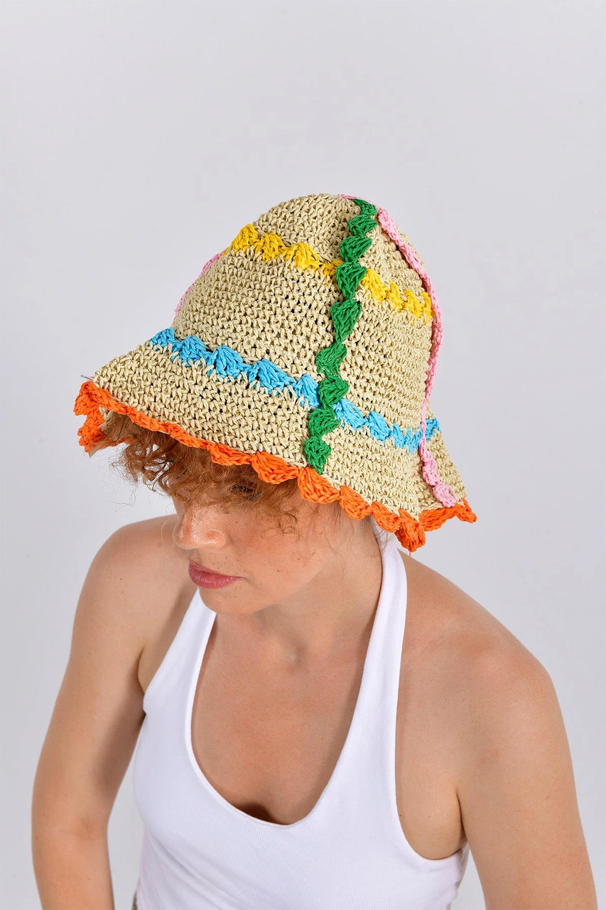 Brandsmithshop Tuttu Fruttili Örgü Şapka Çok Renkli
