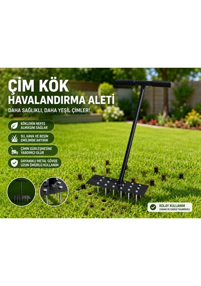Çim Delme Ve Havalandırıcı