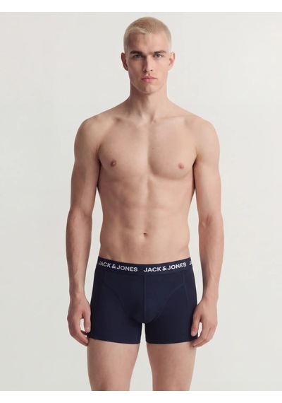 Jack & Jones Jack&jones Jacdale Smiley Trunks 3'lü Erkek Boxer 12301230 Çok Renkli