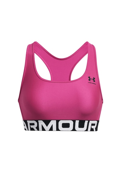 Under Armour Heatgear Armor Mid Bustiyer Kadın Sporcu Sütyeni Pembe
