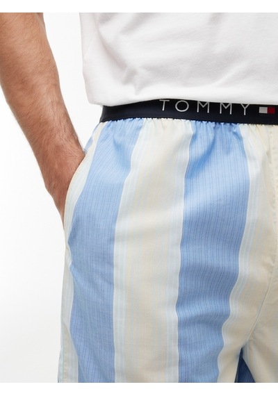 Tommy Hilfiger Ss Woven Short Prınt Set Erkek Turuncu Pijama Takımı - Um0um03851