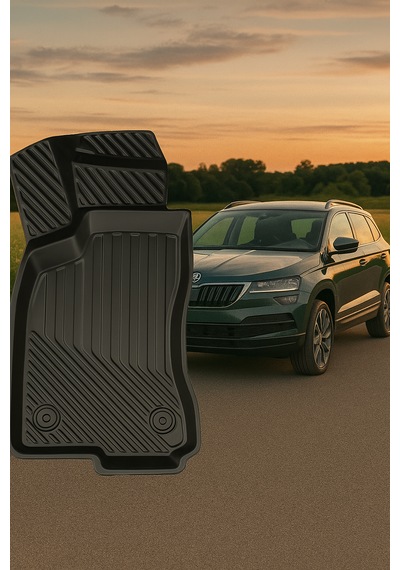 Skoda Karoq Uyumlu 3d Oto Paspas Premium