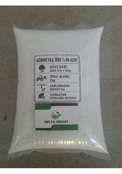 Gübretaş Üre %46 Azotlu Gübre Meyve Ağaçları, Zeytin, Sebze Ve Tarla Bitkileri İçin 1 kg