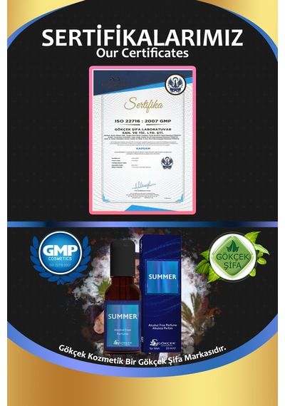 Gökçek Şifa Summer Erkek Parfüm EDP 10 ML
