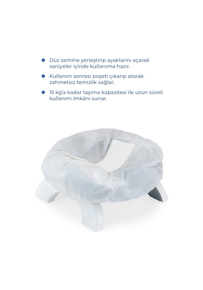 Babyjem Portatif Katlanabilir Lazımlık Soft Yeşil New Color