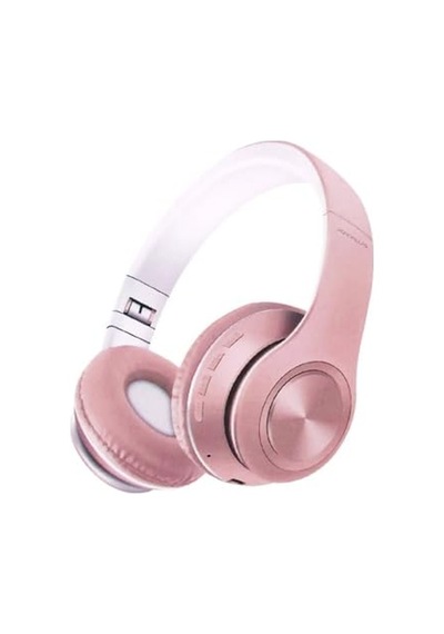 Markasepeti Kablosuz Kulak Üstü Bluetooth Kulaklık Pembe