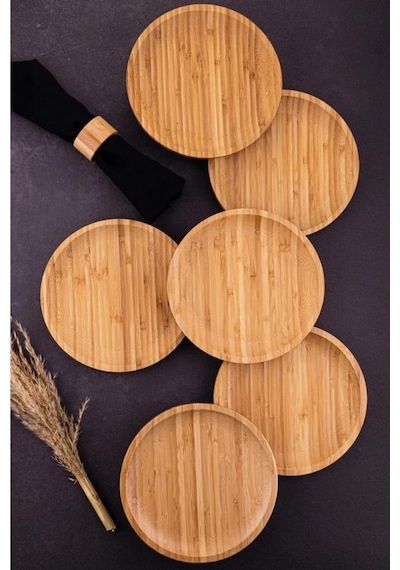 Penne Servis Tabağı Yuvarlak 25 Cm - 6'lı Set