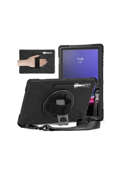 Galaxy X930 Tab S11 Ultra 14.6 Kılıf Amazing Tablet Kapak - Siyah Diğer
