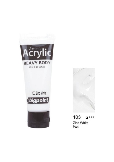 Bigpoint Akrilik Boya 75 Ml Zinc White 103