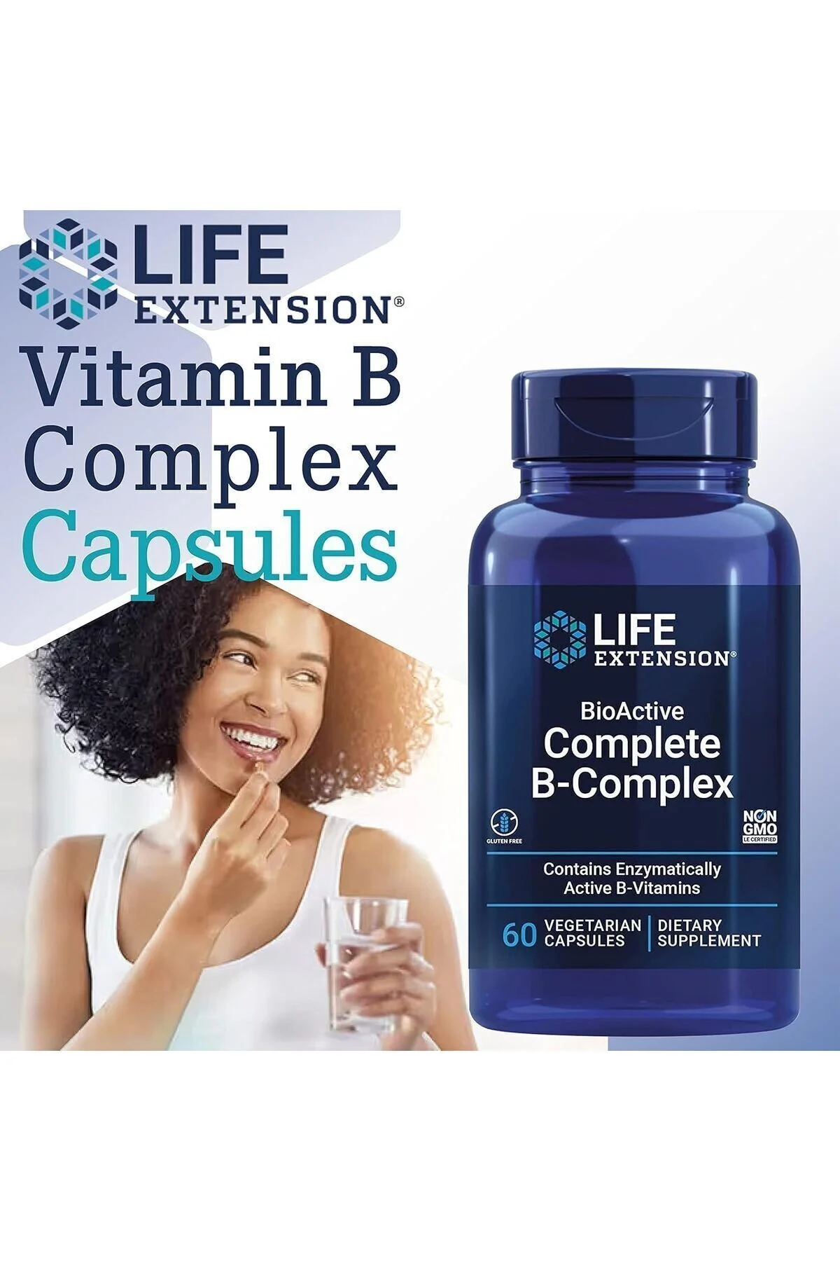 Bioactive Complete B-complex Takviye Edici Gıda 60 Kapsül