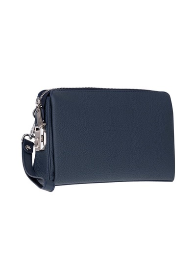 Bloominbag Forte Wrist Midnight Navy Unisex Kilitli Clutch Çanta Lacivert