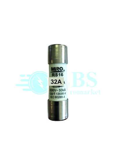 Rs16 690v 32a Ar 14x51 Porselen Sigorta 3'lü Paket